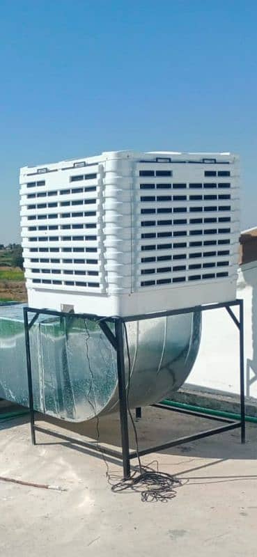 air evaporative chiller & hvac duct work 2