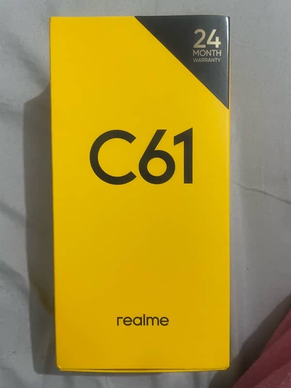 Realme C61 128GB 2 months used 2 year warrante 4