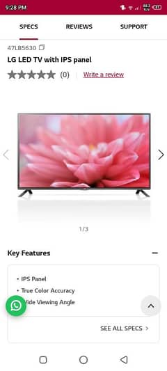 Lg led 47 inch urgent sale