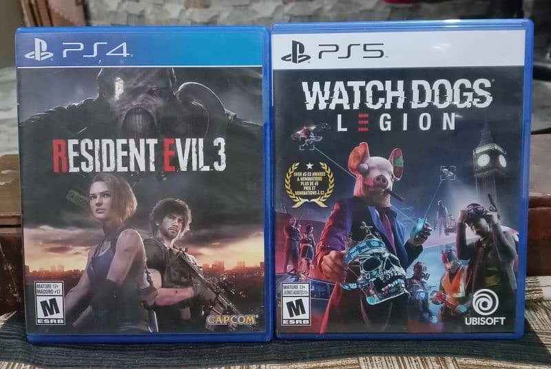 Watch Dogs Legion Ps5, Resident Evil 3 Ps4 0