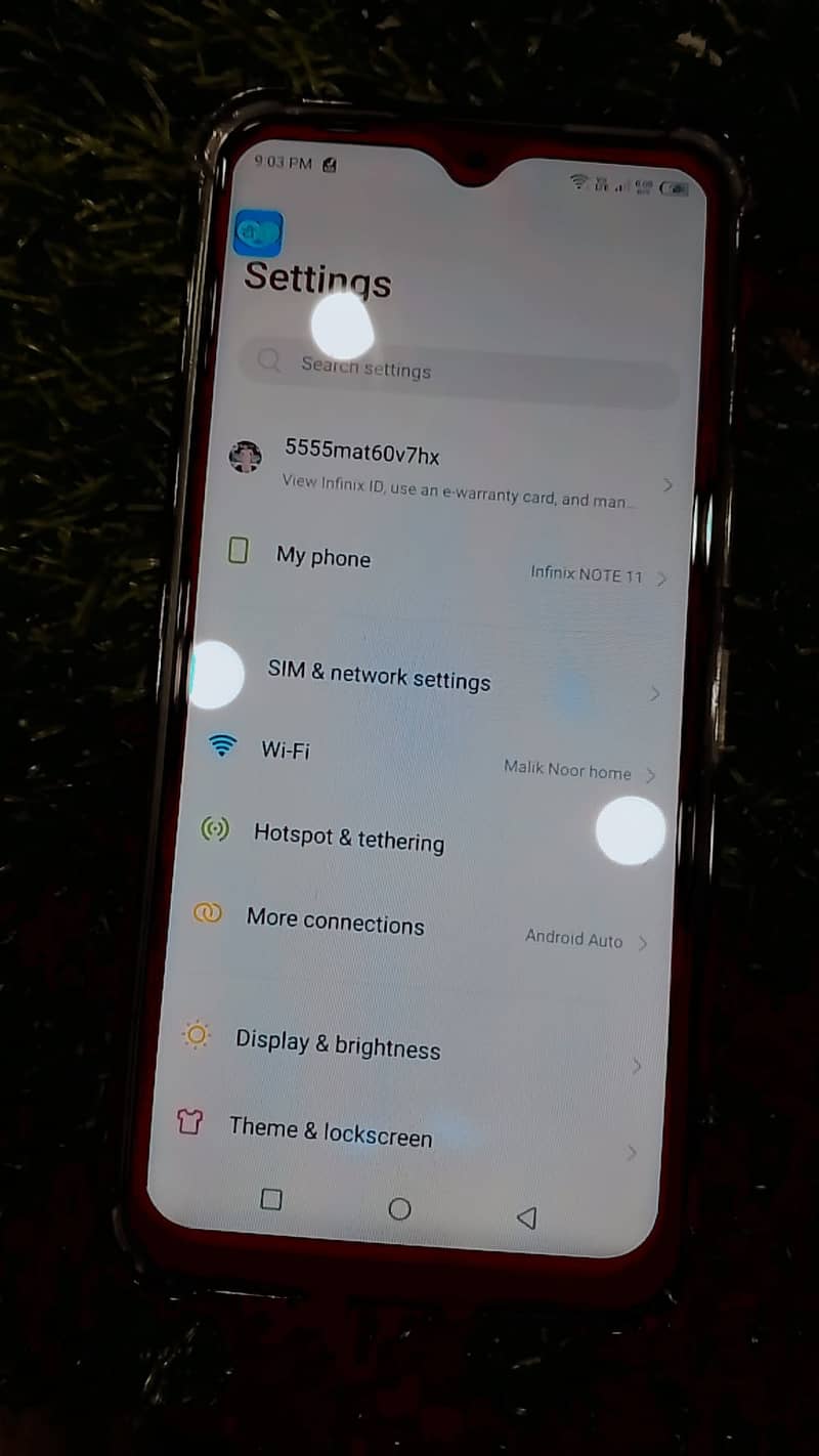 brand Infinix model note 11 condition 6