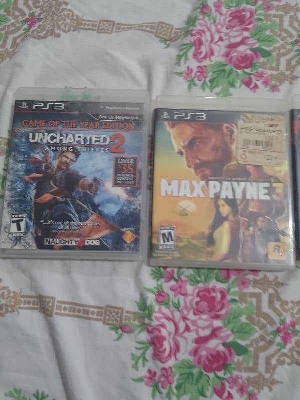 PS3 GAMES 5 games are working max Payne 3 is not working 3