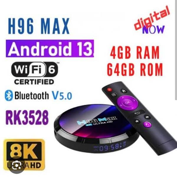 Android Tv box h96 max With dell Led 24 inch 3