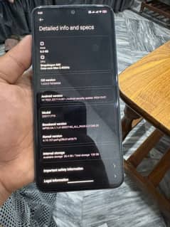 Redmi 11 pro with original charge and box