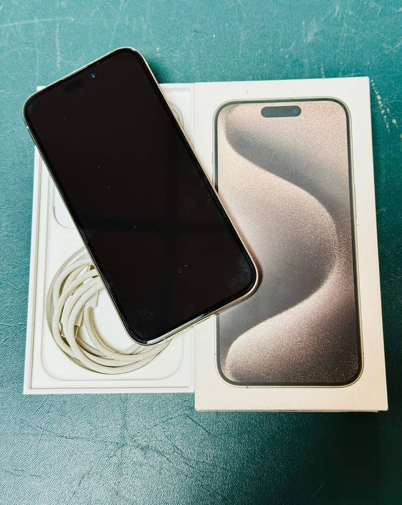 Want to sell iphone 15 pro (used) in mint condition 1