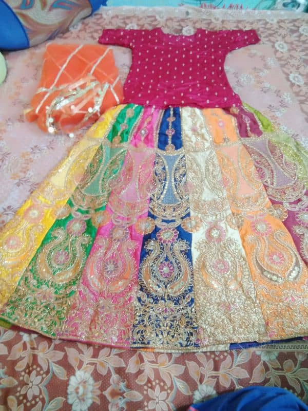 bridal mehndi dress like new03144328731 3