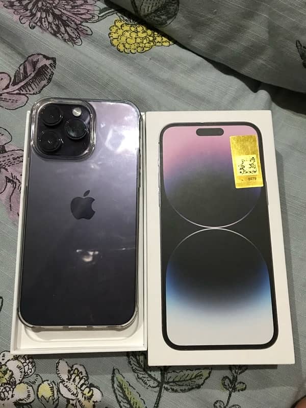 iPhone 14 Pro Max 256gb non pta not jv deep purple 1