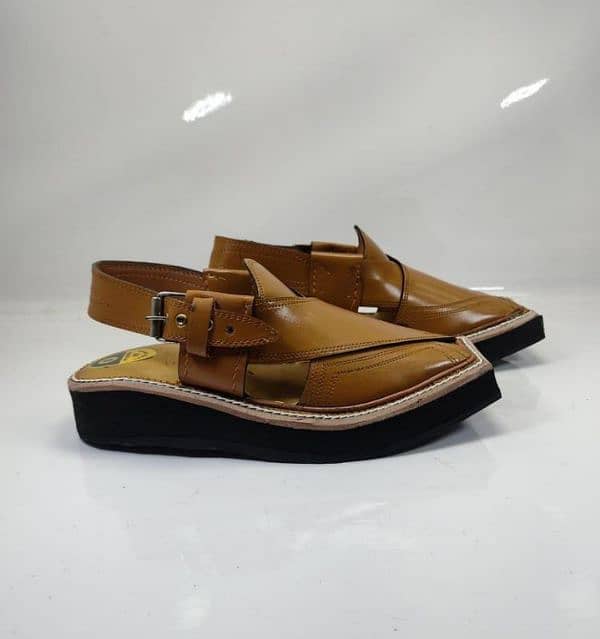 Men's Leather Handmade Chappal  free cod all Pakistan 1