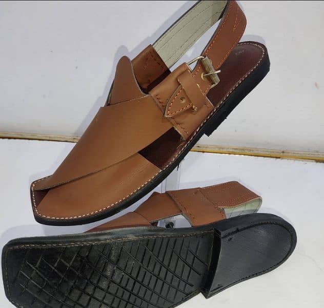 Men's Leather Handmade Chappal  free cod all Pakistan 7