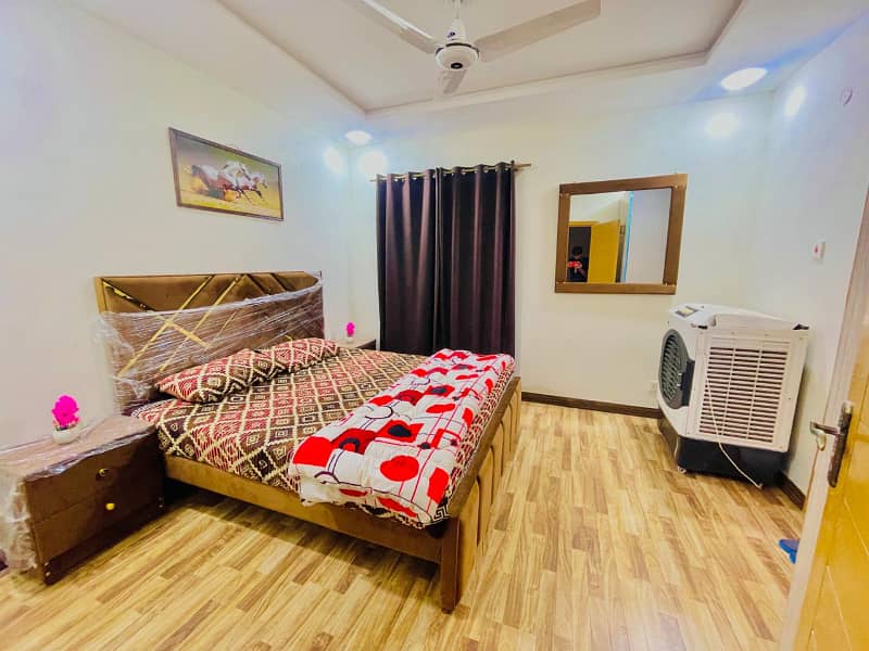 2 bed furnished flat available for rent in bharia town phase 8 rawalpindi 2