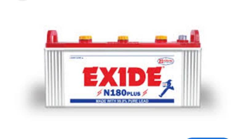 Excide 180 battery 0