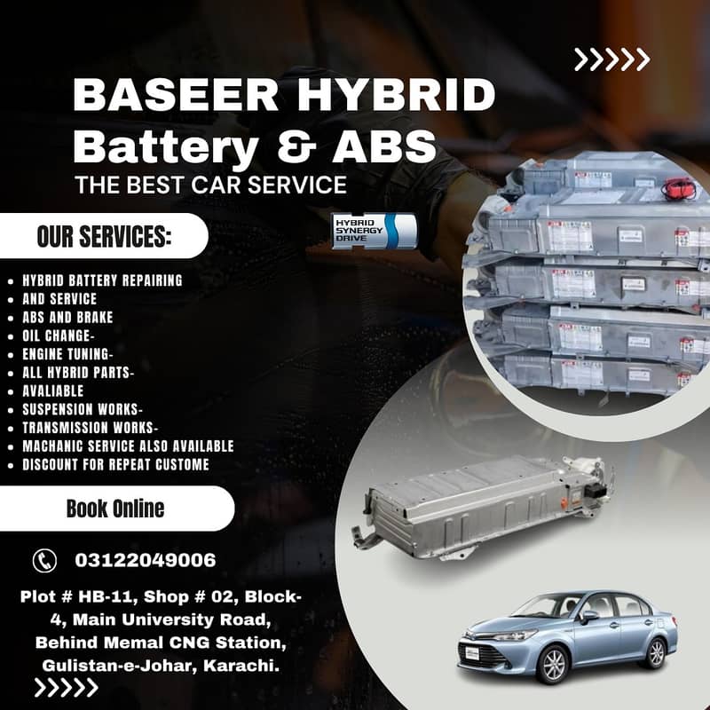 Hybrids batteries and ABS | Toyota Prius | Aqua | Axio Hybrid battery 0