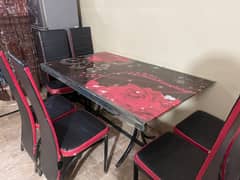 6 Chairs Dining Table