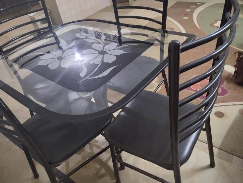 Elegent black Dining table 2