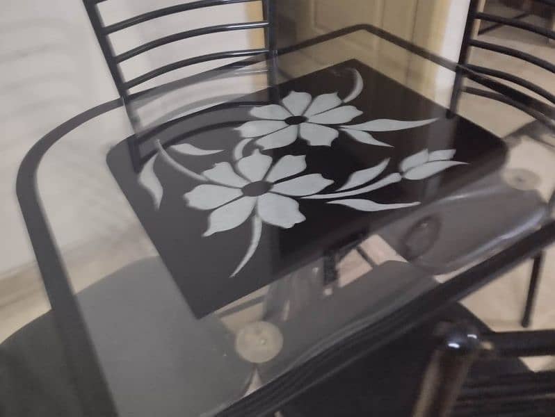 Elegent black Dining table 3