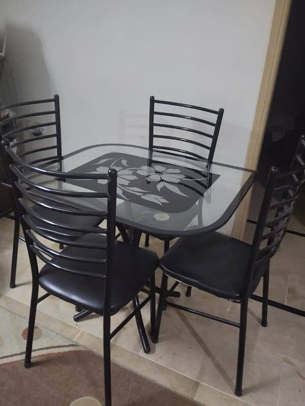 Elegent black Dining table 5