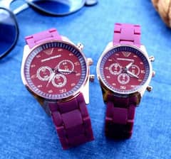 stylish quartz couple watches