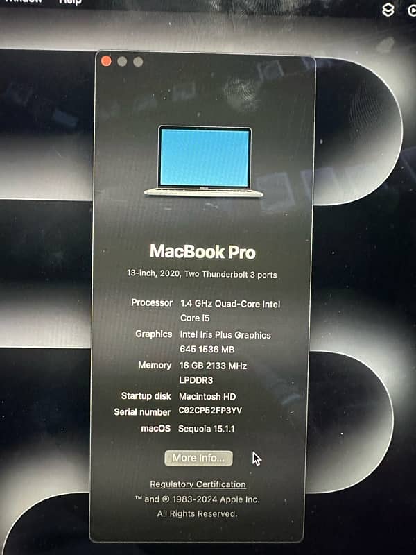 apple macbook pro 2020 6