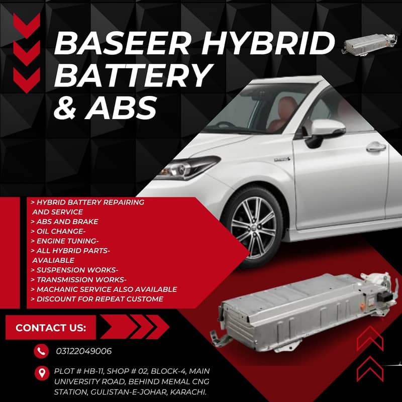 Toyota Hybrid battery and ABS for Prius Aqua ,Axio,Lexus, Camry, Fit 0