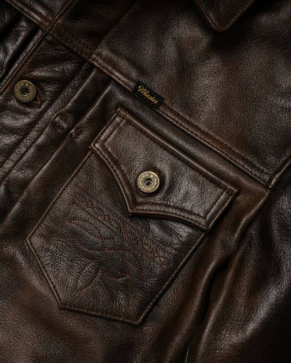 original brand leather jacket 2