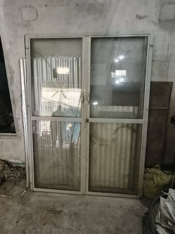 "2 Heavy-Duty Iron Sliding Glass Door for Sale" 2