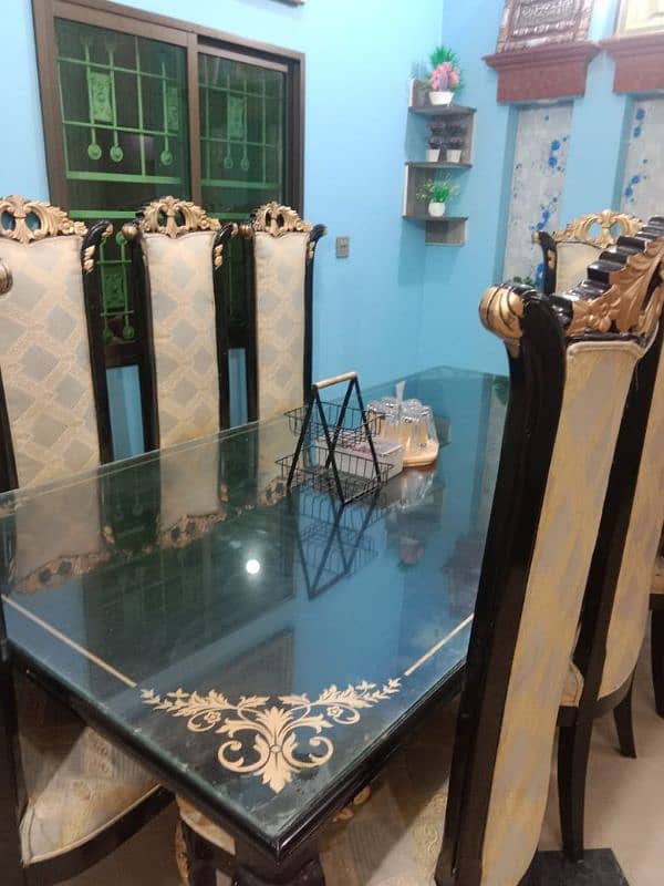 dinning table with 8 chairs 1