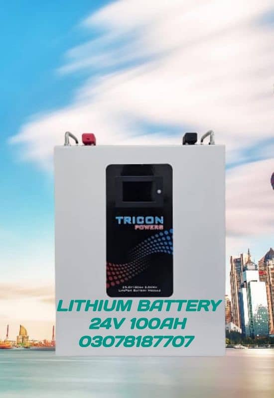 Tricon Powers Lifepo4 25.6V 100AH Battery 0