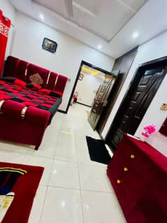 3 beds room furnished ground potion available for rent bharia town phase 8