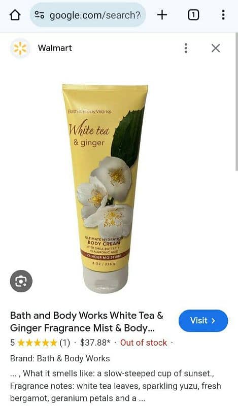 (Urgent Sale) New Original Bath & Body Works Cream 2