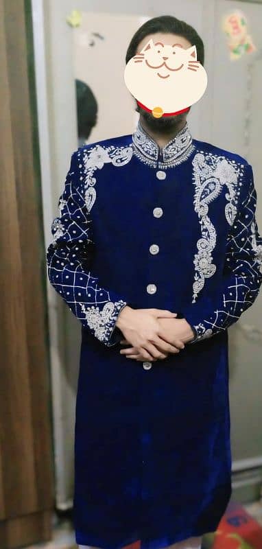 Velvet sherwani 3