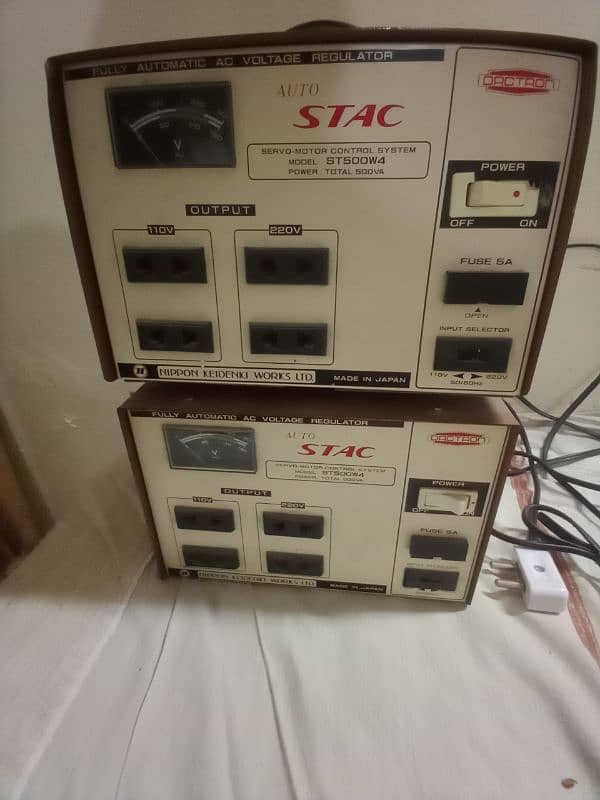 Original Aetco Stac Stabilizers 500 & 1000VA 4