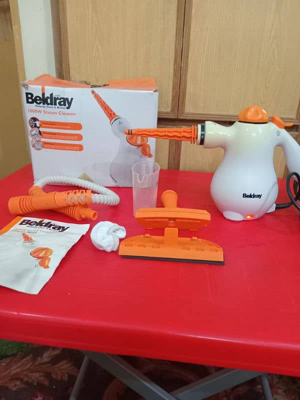 Beldray Electric Hand Held Steam Cleaner and Garment Steamer 0