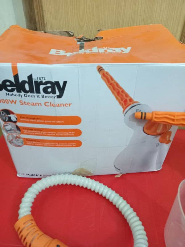 Beldray Electric Hand Held Steam Cleaner and Garment Steamer 2