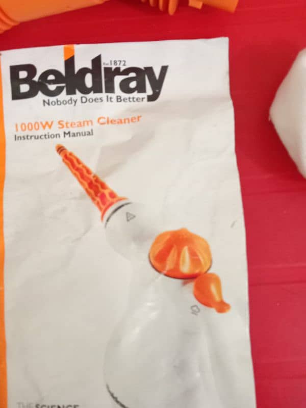 Beldray Electric Hand Held Steam Cleaner and Garment Steamer 4