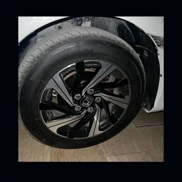 Civic X Rims 16 inches rims with tyre 2