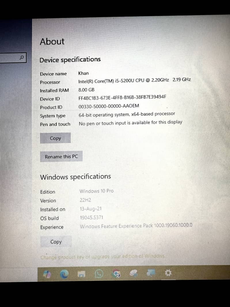 Dell Latitude E5450 Core i5 – 5th Generation – CPU @ 2.20GHz 2