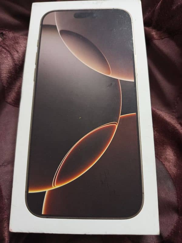 Brand new Iphone 16 pro max box packed 256 GB 0