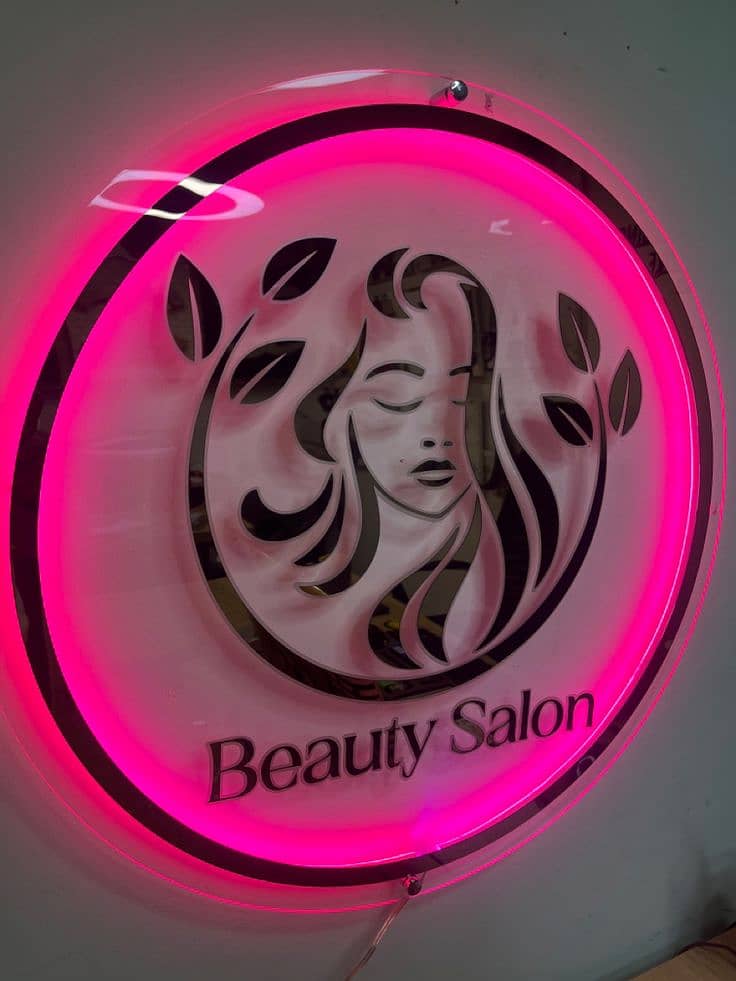 Neon Lights-2D+3D Calligraphy+3D Signboards 1