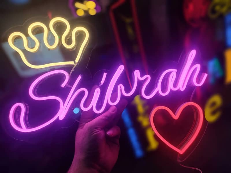 Neon Lights-2D+3D Calligraphy+3D Signboards 3