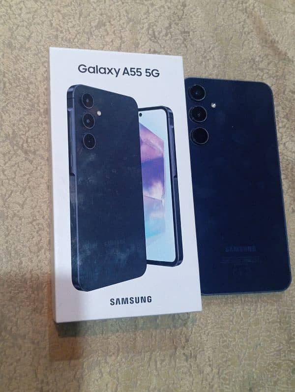 Samsung A55 5G Non pta 128gb with box charger 0