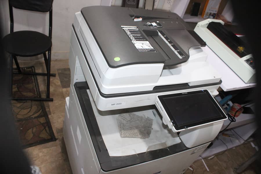 Ricoh MP 3555 Black and White Laser Multifunction Printer 1