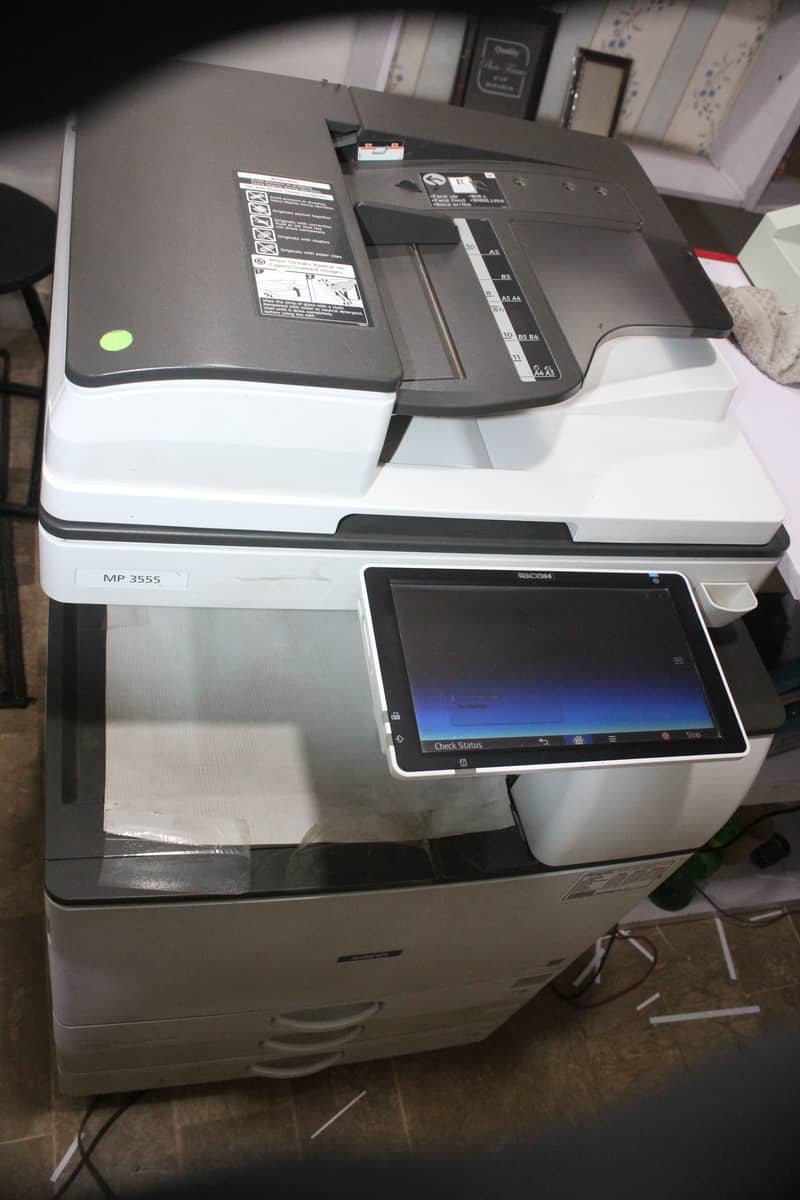 Ricoh MP 3555 Black and White Laser Multifunction Printer 8