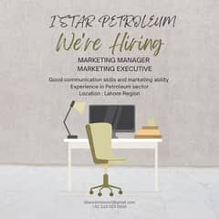 Marketing Manager,Marketing executive, sales executive