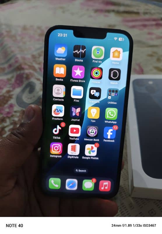 Iphone 13 (128gb) PTA approved with complete box and accessories 7