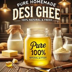 Pure Homemade Desi Ghee for Sale