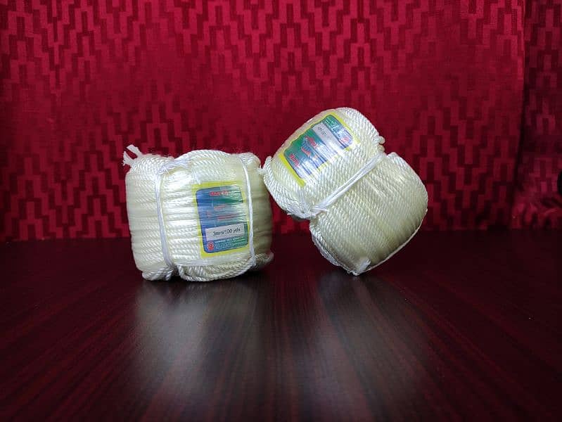 3 New 100 Yard Meter Rassi Rope in Parachute Polyester & Plastic Cord 1