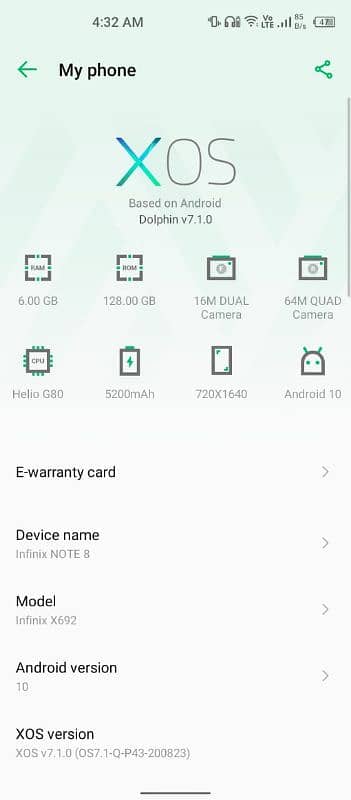 infinix note 8 6/128 8