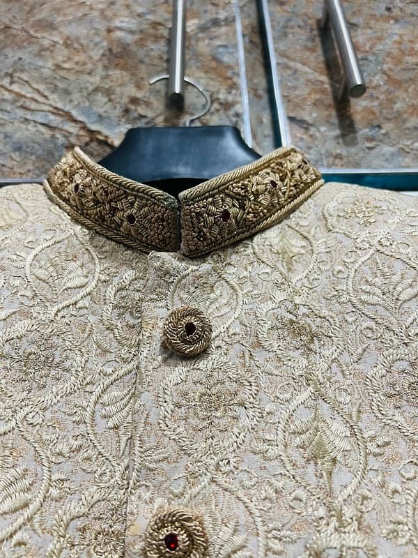 Groom sherwani in good condition 1