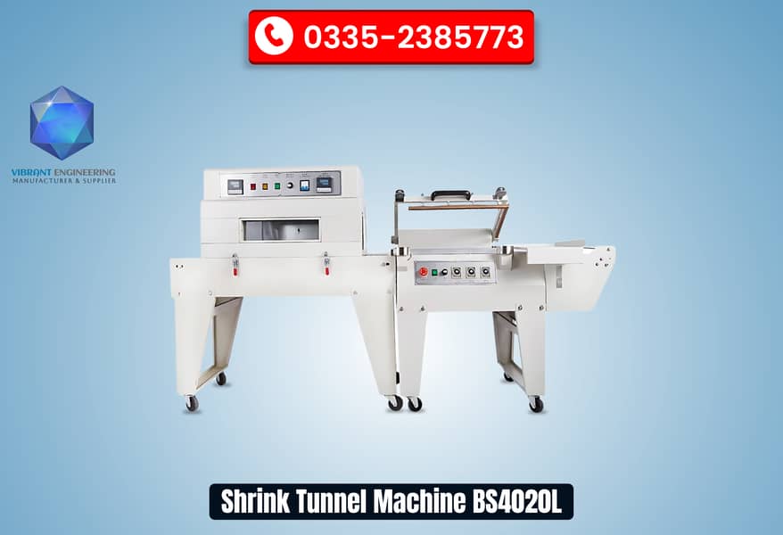 L Bar Sealer and Shrink Tunnel | Wrapping | Sealing | Packing  Machine 0