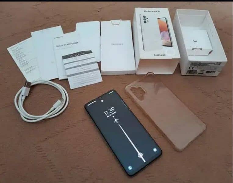 Samsung A32 128/6GB Ram with box for sale 2